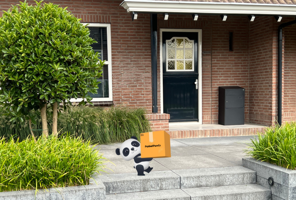 pakket box thuis afbeelding