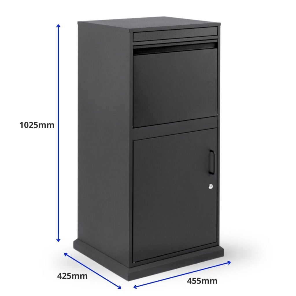 Mega Pakketbrievenbus – XXXL PakketPanda Multibox Zwart