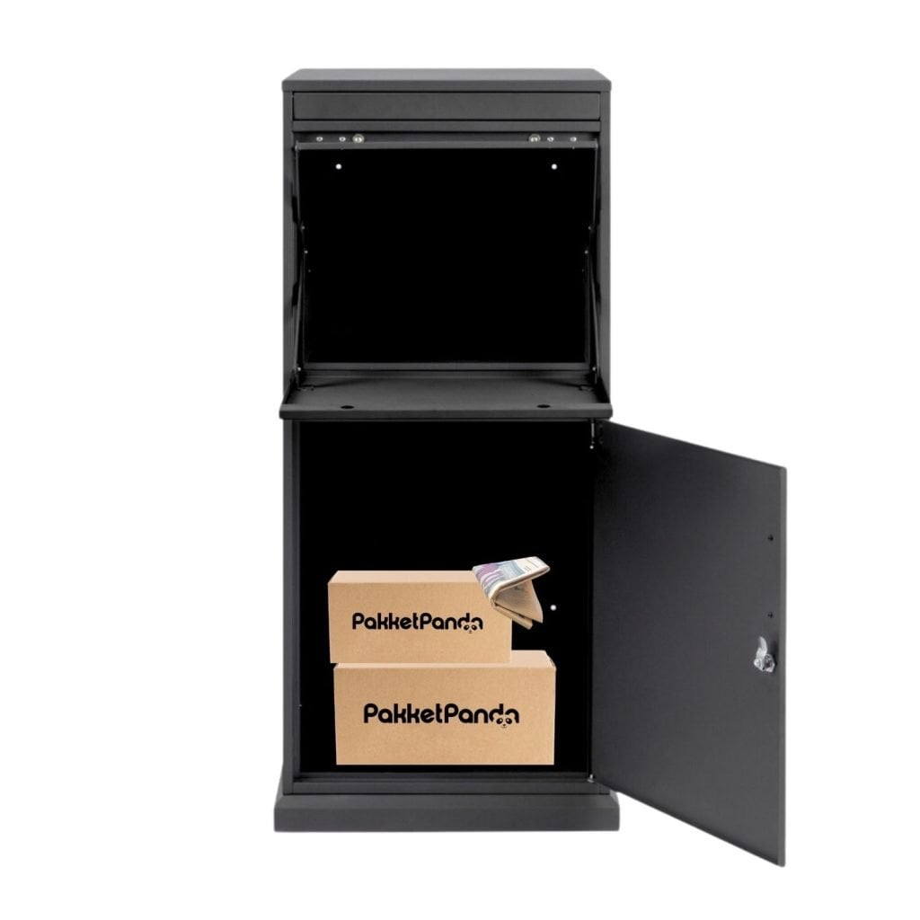 Mega Pakketbrievenbus – XXXL PakketPanda Multibox Zwart
