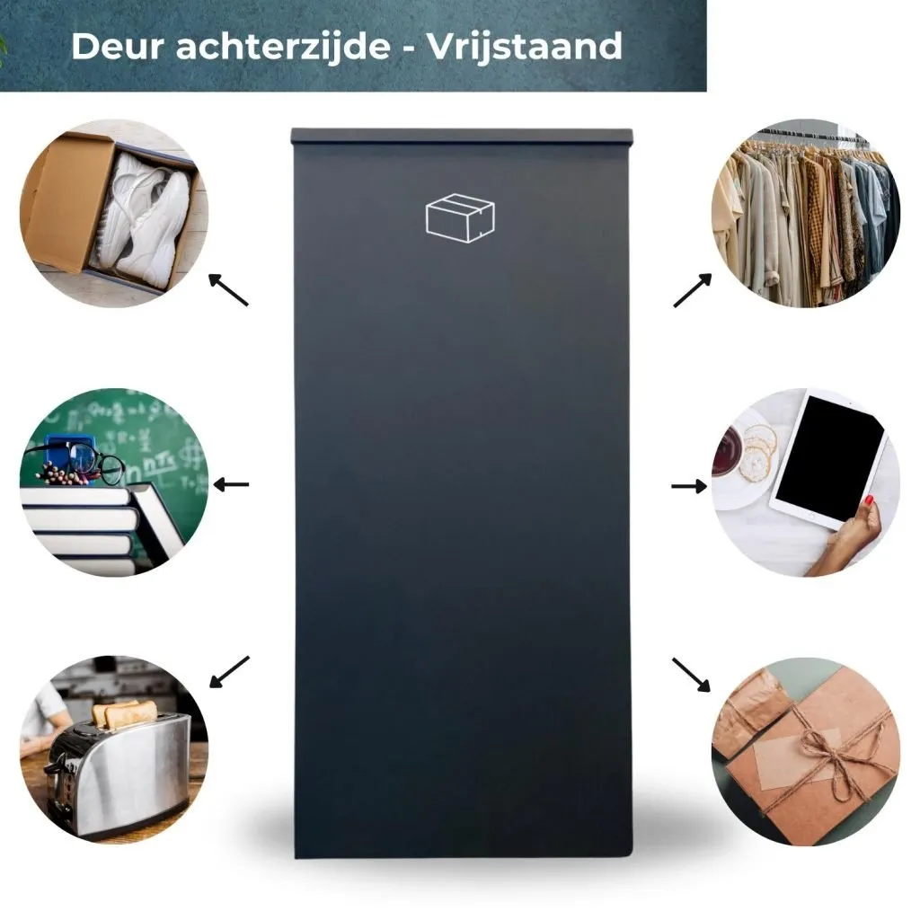 XXL Pakketbrievenbus PakketPanda Classic - Achteruitname