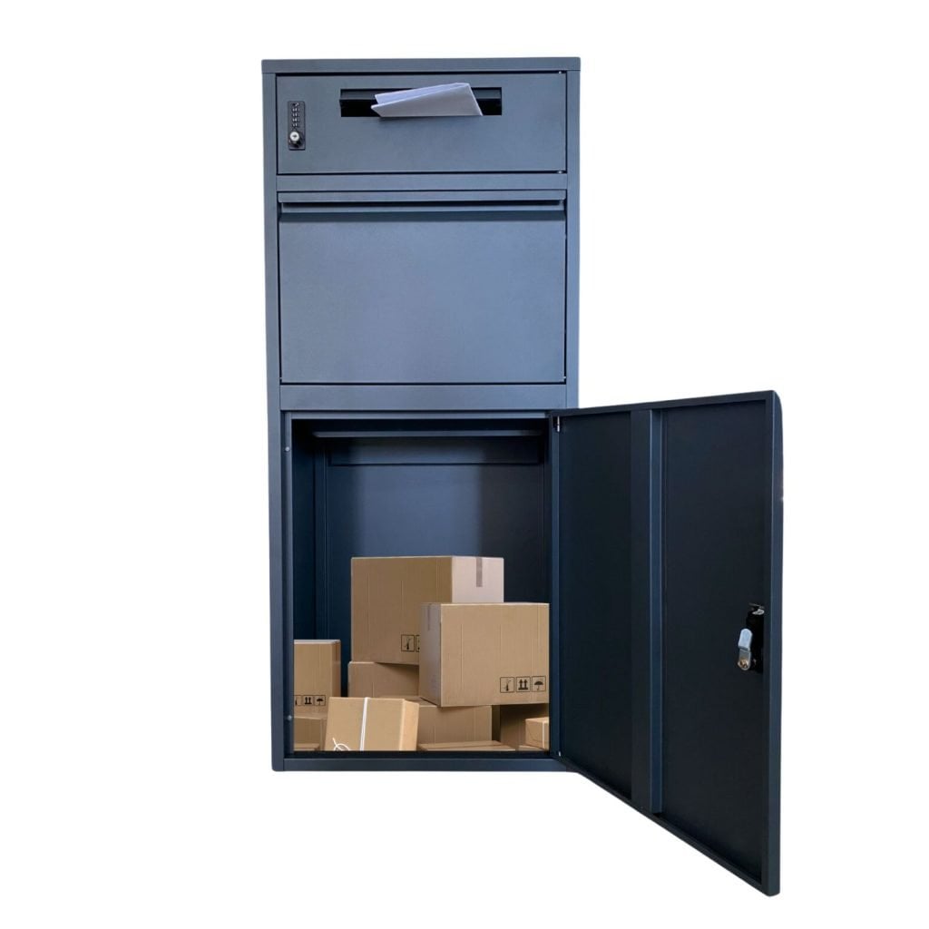 Postvak Gescheiden - Pakketbrievenbus - ParcelXL® DuoBox - Antraciet
